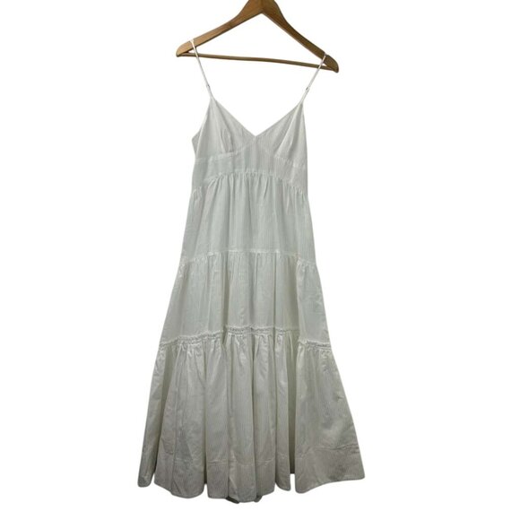 La Ligne New York Women's Size Small Maxi Dress White Sleeveless - Picture 9 of 16